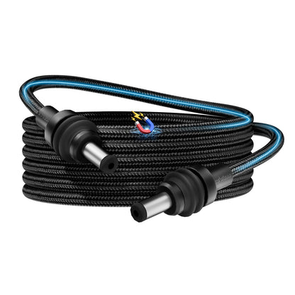 Starlink Mini Power Cable 1.5M/5FT | Magnetic Nylon Braided DC Cord for Outdoor Use - starlink6.com