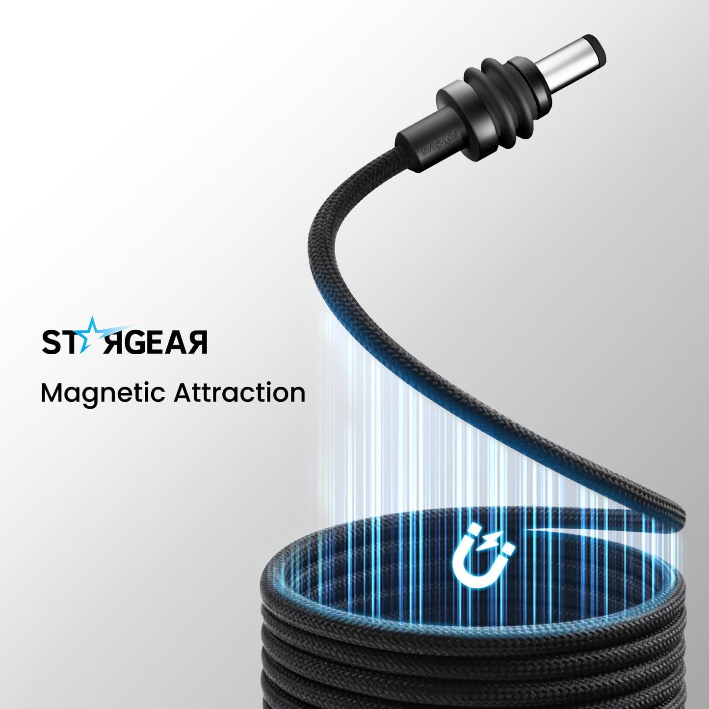 Starlink Mini Power Cable 1.5M/5FT | Magnetic Nylon Braided DC Cord for Outdoor Use - starlink6.com