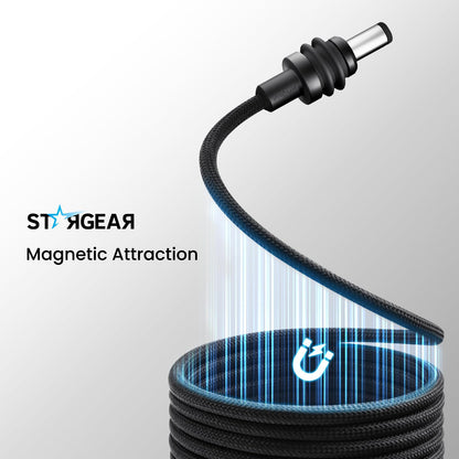 Starlink Mini Power Cable 1.5M/5FT | Magnetic Nylon Braided DC Cord for Outdoor Use - starlink6.com