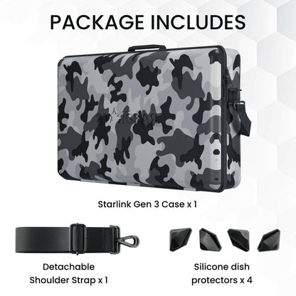 Starlink Gen 3 Travel Case | Hard Handbag with Edge Protectors & Camo Design - starlink6.com