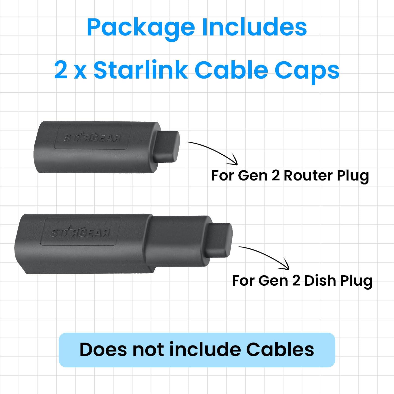 Starlink Gen 2 Cable End Protectors | Dust-Proof Caps for Roam Accessories - starlink6.com